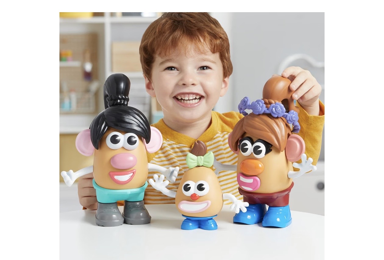 Juego de cabeza de papa para crear tu familia con 44 piezas y piezas, juguetes creativos para niños y preescolares para — foto 3