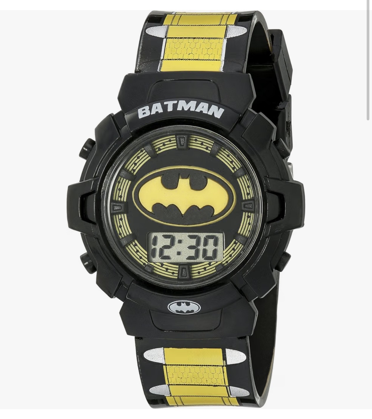 Reloj digital de cuarzo Accutime para niños con diseño de Batman, para niños, niñas y adultos de todas las edades