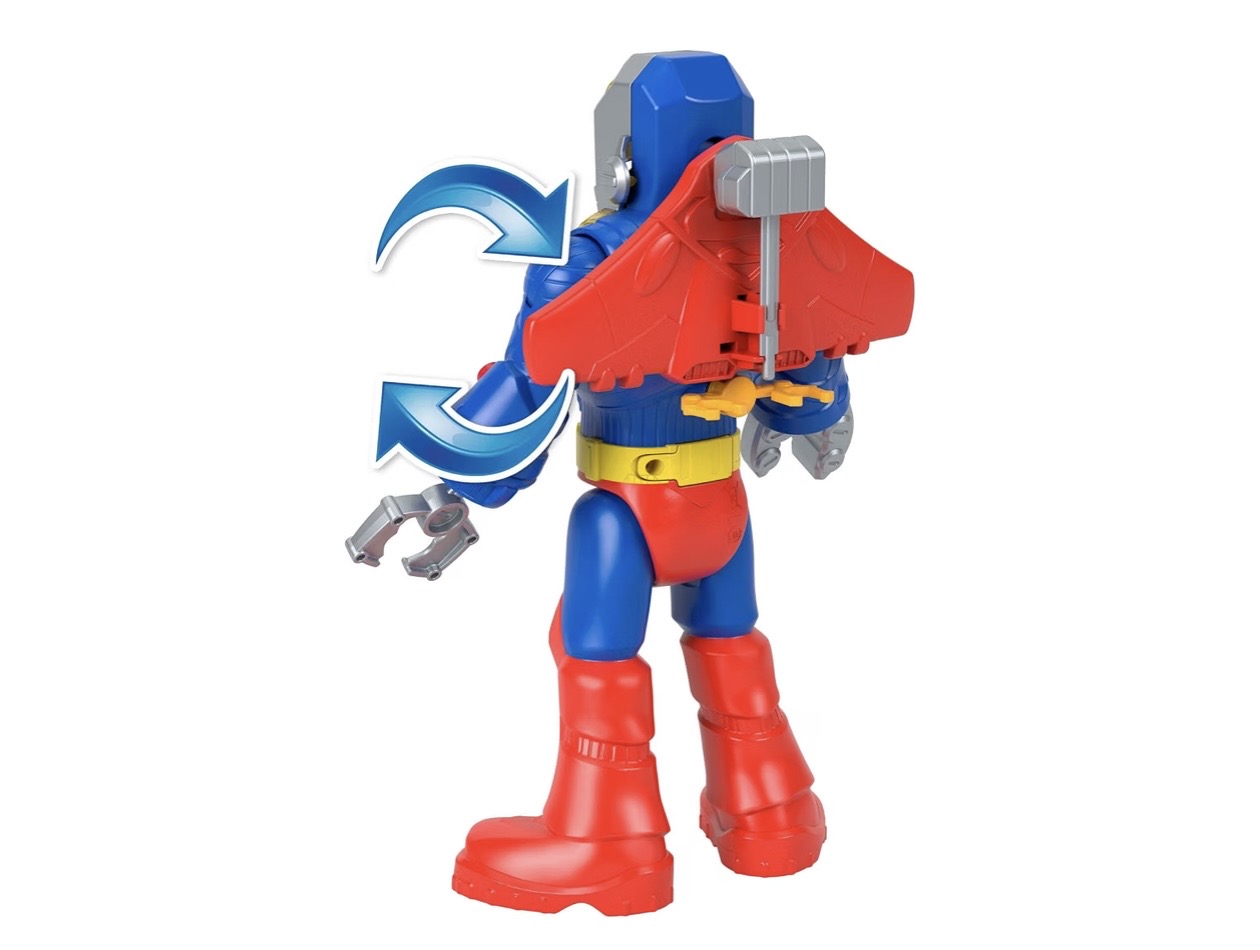 Fisher-Price Imaginext DC Super Friends Superman juguete Insider & Exo Suit Superman Robot de 12 pulgadas con luces — foto 5