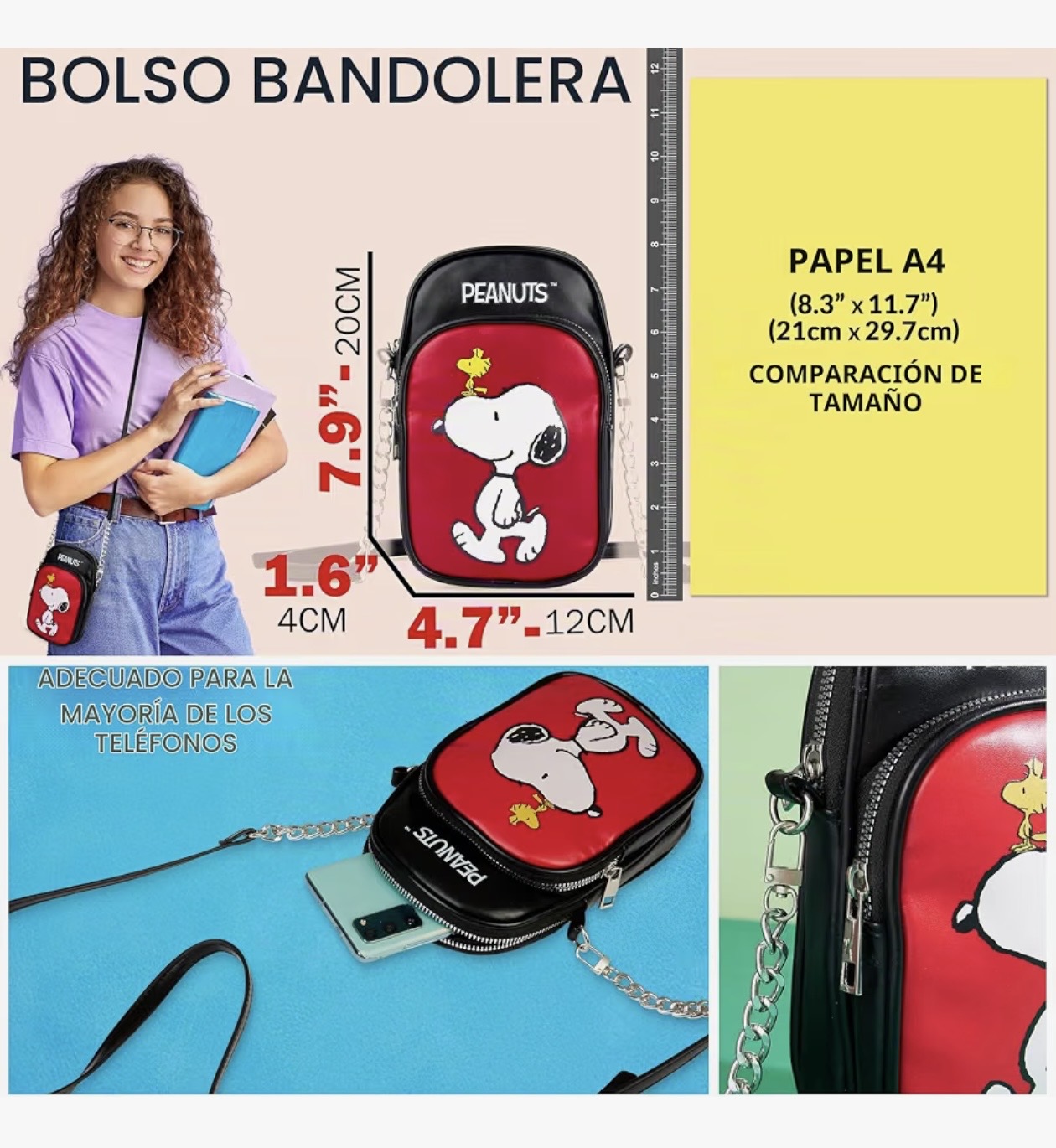 Bolso Snoopy — foto 2